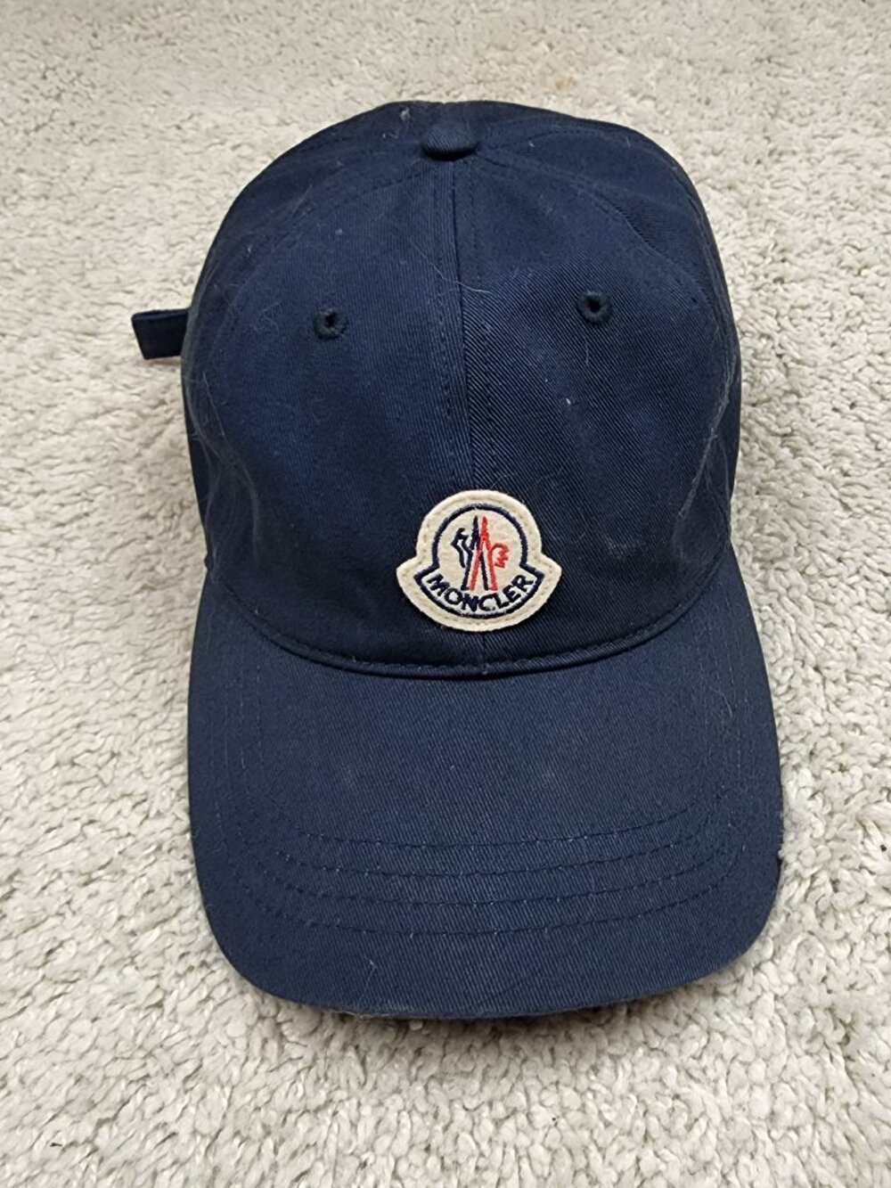 Moncler Berretto Baseball Cap F10913B70600 V0090 Navy Designer Dad industries